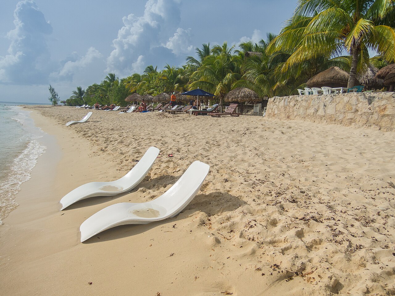 A beach in Cozumel, Mexico