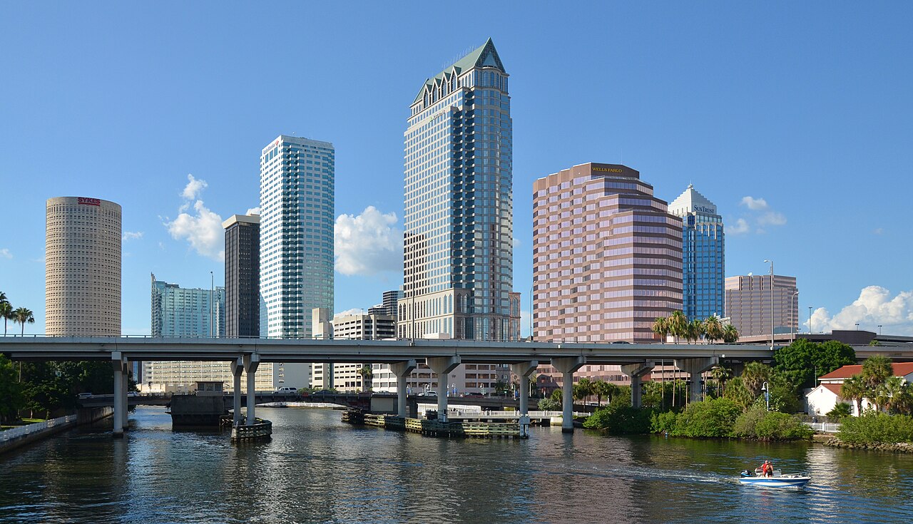 The downtown Tampa skyline